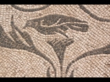 06578 ostia - regio iv - insula v - schola del traiano (iv,v,15) and domus (iv,v,16) - raum p - mosaik - detail - vogel.jpg